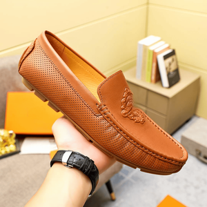 Zapatos Oxford con Parte Superior de Cuero Vacuno de Grano Completo, Entresuela de Goma/Látex Espumado, Suela de Goma y Forro de Tela para Todas las Temporadas - Product Image 4