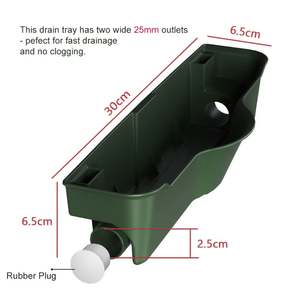 Naturix Plateau d'égouttage breveté pour jardinière murale V18 - Product Image 2