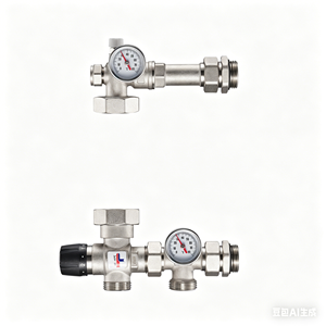 Válvula <span class=keywords><strong>Mezcladora</strong></span> de Agua Termostática de Latón de Alta Precisión, Diseño Moderno con Sistema de Calefacción por Suelo Radiante - Product Image 5