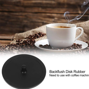 Dropshipping Shopify Coffee Machine <b>Blind</b> Filter Basket 51mm 58mm Silicone Cleaning Disc Espresso Backflush Plate - Product Image 5