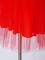 Robe de danse de Noël pour filles, sans manches, à rayures canne à sucre, en tulle tutu, costume de scène de Noël, tenue de danse pour enfants, taille personnalisée