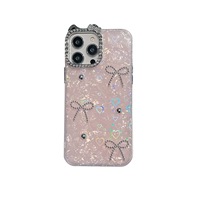 Pour 17 Pro Max, coque de téléphone de luxe avec strass, design tendance, coque de téléphone personnalisée en gros pour iPhone 16 14 15 Plus