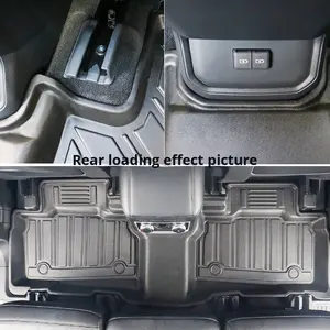 TPE 10mm 두께의 심플한 비즈니스 스타일 4피스 풀세트 자동차 바닥 매트 2020 익스플로러 CTW 2020- 방수 - Product Image 4