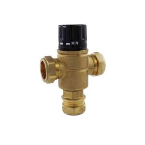 ZL-2570 đồng thau 1/2 ''3/4" 1 ''3 cách nồi hơi tĩnh nhiệt trộn sàn sưởi ấm pha trộn van - Product Image 2