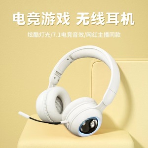 Auriculares KE08 Over-Ear BT 5.3 con Micrófono, Luz RGB, Radio FM, Auriculares Estéreo para Juegos - Product Image 2