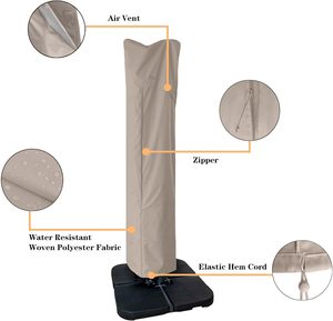 Couleur personnalisée imperméable à l'eau anti-poussière protection solaire résistant aux couleurs extérieur jardin/plage/patio <span class=keywords><strong>parasol</strong></span> <span class=keywords><strong>parasol</strong></span> couverture - Product Image 3
