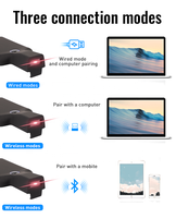 Escáner 2D Bluetooth Portátil JR-101DC con Diseño de Clip Trasero, Lector de Códigos QR Inalámbrico con Imagen CMOS para Celulares y Puntos de Venta Móviles