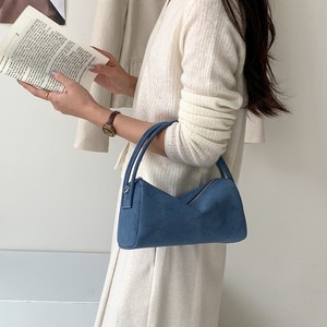 Bolso de Hombro Tipo Almohada para Mujer, de Gamuza, Pequeño, con Cierre de Cremallera, para Uso Diario, Color Sólido, Suave, Otoño 2025 - Product Image 2