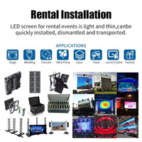 Panel LED Curvo Flexible Never Black, Precio de Fábrica al por Mayor, para DJ, Escenario, Iglesia, Pantalla de Video de Fondo Grande