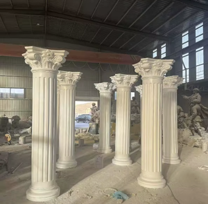 Columnas Romanas Blancas para Pasillo de Boda, Plástico Reforzado con Fibra, OEM ODM, Accesorios Decorativos para Bodas, Accesorios para Bodas Occidentales OEM ODM - Product Image 1