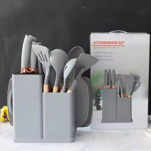 Professional 19-Piece Kitchen Set <b>Silicone</b> Spatula Soup Spoon Non-Stick Utensils Wholesale Durable Cookware Tools <b>Baking</b> - Product Image 2