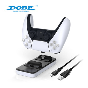 <span class=keywords><strong>Cargador</strong></span> para Control de PS5 DOBE con Adaptador de CA de Carga Rápida, Base de Carga para Control de PS5 para PlayStation 5 - Product Image 1