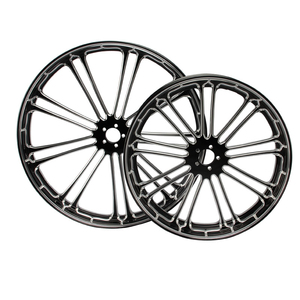 21 Inch Front Rims Phụ Tùng Xe Máy Nhà Sản Xuất Đen Nhôm Rims Đối Với Harley Davidson