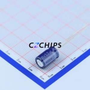 Condensador Electrolítico de Aluminio de Montaje Pasante EGW2GM3R3F12OT, Componente de Montaje Pasante (THT), D8xL12mm 3.3uF 20% 400V 3.5mm - Product Image 2