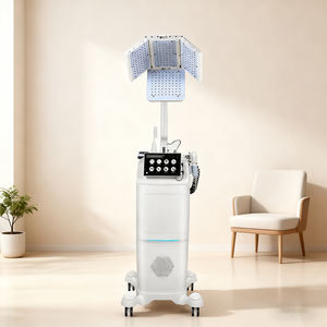 แปรงนวดศีรษะ 7 in 1 สีแดง กระตุ้นการงอกของเส้นผมด้วยไฟฟ้า พร้อมระบบสั่นสะเ<span class=keywords><strong>ท</strong></span>ือน บำรุงเส้นผมและหนังศีรษะ เครื่องนวดศีรษะแบบสปา - Product Image 1