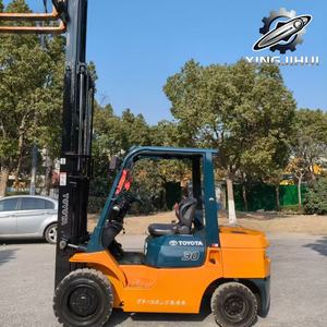 Chariot élévateur TOYOTA 7FD30 3 tonnes d'occasion, importé du Japon, moteur 1DZ-2, machine d'occasion, alimenté au carburant, avec déplacement latéral. - Product Image 2