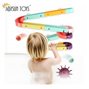 Jouets de bain pour bébé, ventouse murale, piste de course de billes, salle de bain, baignoire, jeux d'eau pour enfants, ensemble de jouets pour enfants - Product Image 2