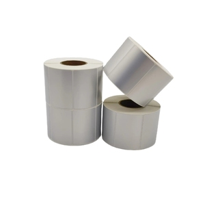 Ölçekli etiket süpermarket 60mm * 40mm kendinden yapışkanlı mat gümüş etiket barkod yazıcı termal etiket için kağıt kodu için özel - Product Image 4
