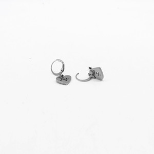Pendientes con clip yunnique, pendientes de acero de titanio con forma de corazón para regalo, joyería de moda - Product Image 3