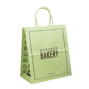 Sacs en papier personnalisables écologiques blancs imprimés pour la vente en gros, la vente au détail, la livraison à emporter, avec logo, en provenance de Chine, recyclables, avec poignées en corde, pour cadeaux - Product Image 1