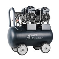 Compresseur d'air électrique portable ACE en cuivre pur, sans huile, silencieux, pour la menuiserie, l'aérographe, la peinture, la réparation automobile