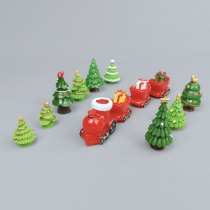 Adornos Navideños de Resina para Micro Paisajes, Santa Claus, Muñeco de Nieve, Alce, Árbol de Pino, Decoraciones para Acuarios - Product Image 2