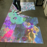 Projecteur mural interactif 3D AR pour enfants, jeu de frappe de balles à pièces d'intérieur, centre commercial, plus de 150 jeux multijoueurs