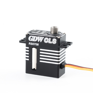 GDW RS0708 8.4V 7.5KG.CM 0-360 Degree Controllable Magnetic Encoding Low Cost Metal Parts for RC Airplane Clamp - Product Image 4