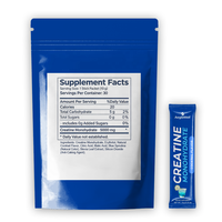 Créatine Monohydrate en Poudre Sachet Saveur Cocktail 5000mg Stick Pré & Post-Entraînement Supplément Performance Fitness Marque Privée