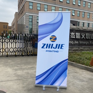 Custom Indoor <strong>Easy</strong> <strong>up</strong> Aluminium Retractable Standing Scrolling Full Color <strong>Print</strong> <strong>Roll</strong> <strong>up</strong> Banner Stand - Product Image 2