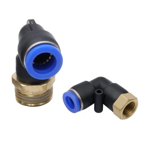 Conector Neumático de Empuje Rápido Serie SPLF de Hofujng, Tipo L, 90 Grados, Rosca Hembra, Codo de Plástico para Manguera de Aire - Product Image 6