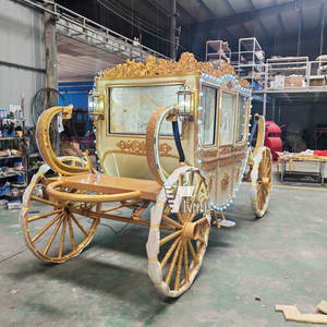 Charrette à Chevaux de Qualité Supérieure avec Cheval de Trotte et Lampe, Prix d'Usine en Gros, Idéale pour les Musées - Product Image 6