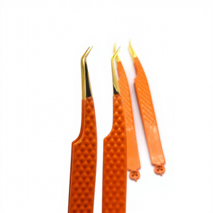 Pince à épiler en acier inoxydable Diamond Grip avec pointes plaquées or plasma, précision, durabilité, conception antistatique, Halloween Bottom - Product Image 6