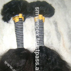 100% cabello humano indio Virgen sin procesar a granel. Sin compromiso de la calidad del cabello crudo de cabello humano indio virginiano a granel. - Product Image 2