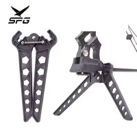 Support de tir à l'arc SPG pour arcs composés, pince en caoutchouc et plastique, accessoires de chasse en plein air, support automatique pliable