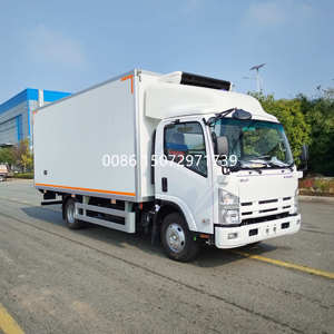 Camión Refrigerado Isuzu ELF Diésel Manual de 1-10T <span class=keywords><strong>con</strong></span> <span class=keywords><strong>Plataforma</strong></span> Elevadora Hidráulica para Transporte de Verduras, Frutas, Leche, Huevos y Alimentos - Product Image 2