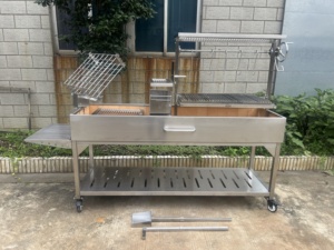 Santa Maria <strong>Grill</strong> Wood Charcoal Bbq Adjustable Height Ratchet and Pawl Lift System <strong>Argentinian</strong> <strong>Grill</strong> - Product Image 1