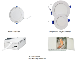 ETL Ultra Slim 6inch 14W Đèn <span class=keywords><strong>LED</strong></span> bảng điều chỉnh ánh sáng Nhôm Cơ thể 5cct có thể điều chỉnh ánh sáng trong nhà hiện đại <span class=keywords><strong>Downlight</strong></span> lịch thi đấu - Product Image 5