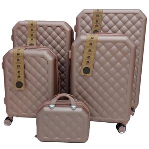 Ensemble de bagages à roulettes 5 pièces en ABS de bonne qualité pour garçons, étanche, avec serrure à combinaison - Valise de <span class=keywords><strong>voyage</strong></span> classique et moderne - Product Image 3