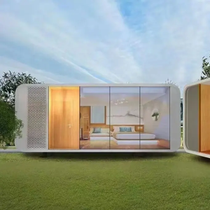 Casa Mobile intelligente con terrazza letto bagno <span class=keywords><strong>Ai</strong></span> Voice Smart Home Capsule Pod piccola casa per le vacanze barca - Product Image 5