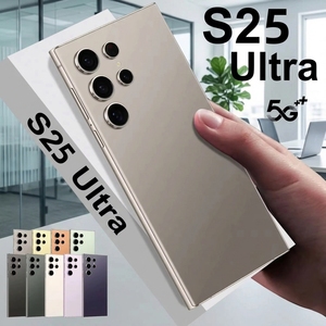 Téléphone intelligent Android S25 Ultra neuf et original, 16 Go + 1 To, 7000 mAh, 4G 5G, double SIM, double <span class=keywords><strong>veille</strong></span>, avec logo - Product Image 1