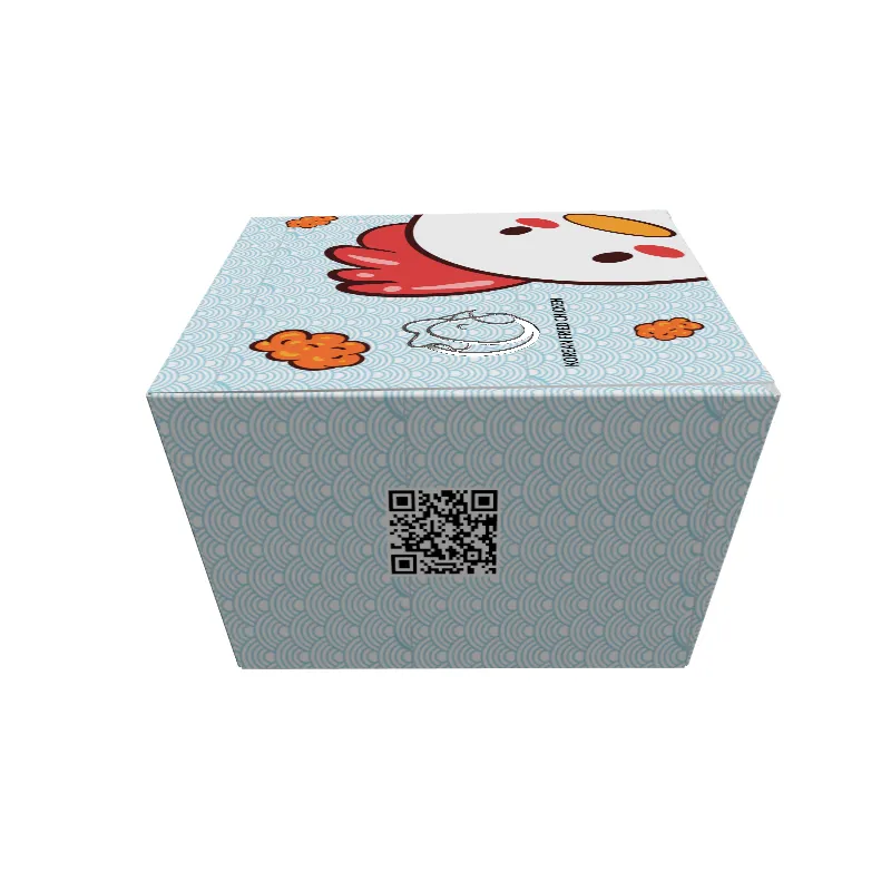 Almeja de comida de pollo frito de estilo coreano, cajas de cartón para llevar de embalaje de carcasa, cajas portátiles de papel Kraft/