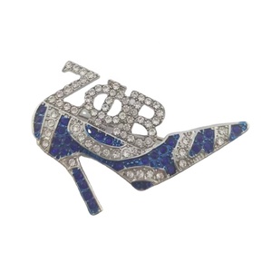 Broche de Solapa con Pedrería Brillante para Zapatos de Tacón Alto, para Mujer, de las Hermandades Griegas Zeta Phi Beta, ZA, SGRho, Gamma Delta, OES, Iota - Product Image 2