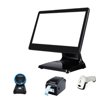 Sistem POS All In One Layar Sentuh Mesin Kasir Dengan Printer Thermal Pemindai Barcode Untuk Toko Retail Supermarket