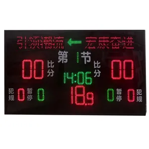 LED室外室内体育馆记分牌LED显示屏FIBA批准