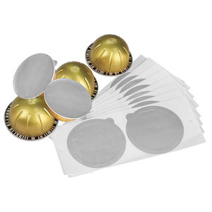 1SET Prix de gros Capsule de café réutilisable compatible avec la machine à expresso Vertuoline Vertuo avec joints en feuille de 59mm - Product Image 1