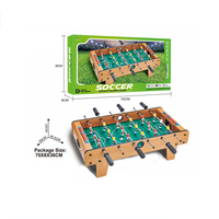 Table en bois à pieds courts de couleur verte, jeu sportif amusant pour enfants