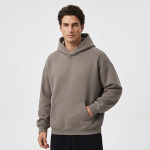 Sudadera con capucha personalizada al por mayor para hombre, 500 g/m², forro polar, teñida en su propio color, para colecciones de marcas de ropa urbana estadounidenses. - Product Image 6
