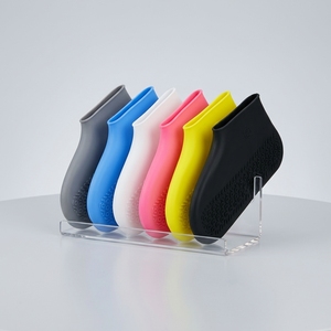 Surchaussures <span class=keywords><strong>de</strong></span> <span class=keywords><strong>Pluie</strong></span> en Silicone Réutilisables, Imperméables, Pliables et Durables – Protection Extérieure en Caoutchouc Gel - SC01A - Product Image 3