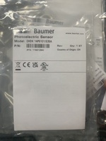 Capteur photoélectrique laser Baumer 11001254 OHDK 14P5101/S35A à suppression de fond, sortie PNP, 20-350 mm, M8, 4 broches, IP67, Proximité